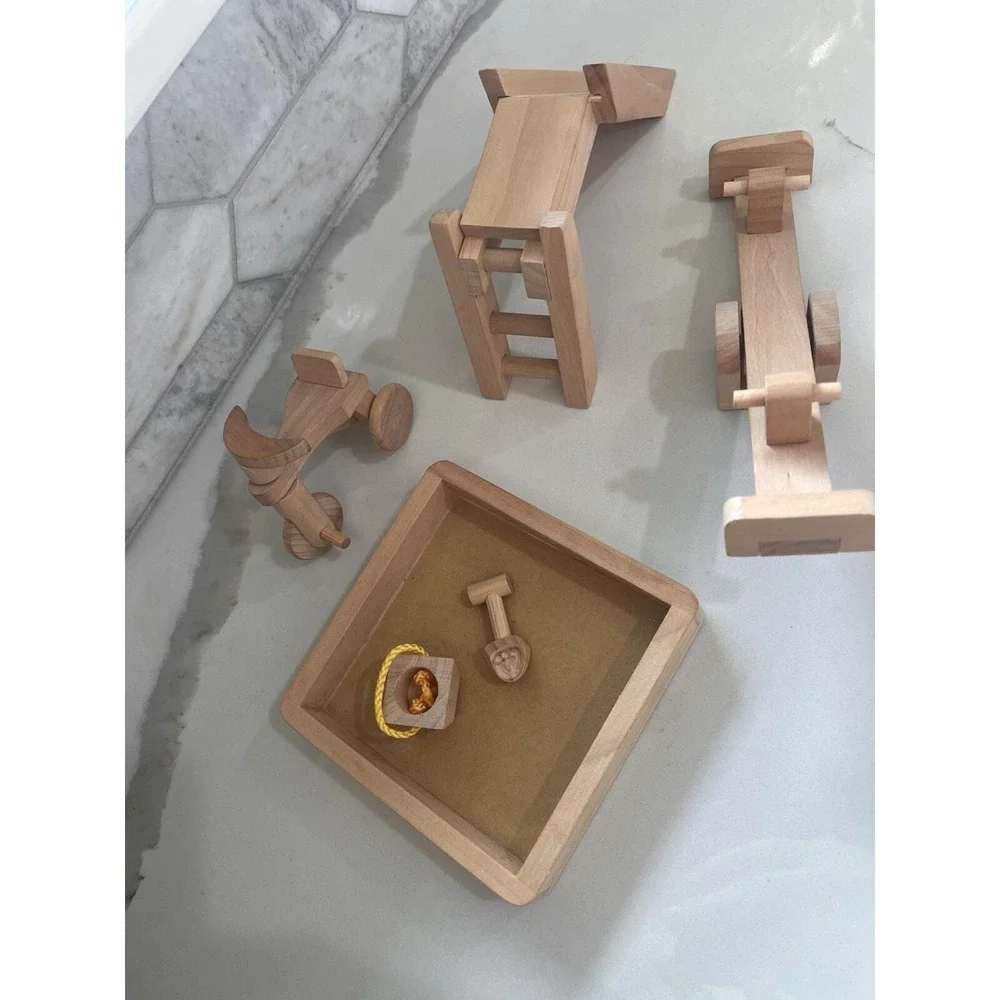 Calico Critters Epoch Playset Slide Teeter Toter Sandbox Shovel Bucket Tricycle